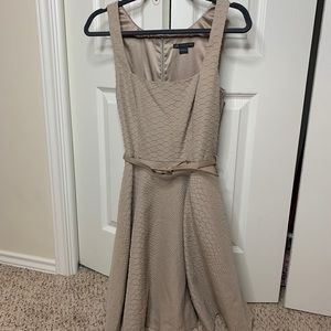 Armani Exchange Tan Textured dress- holiday dress